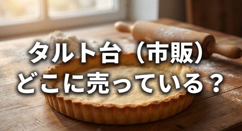 タルト台（市販）はどこに売っているかまとめたタイトル画像