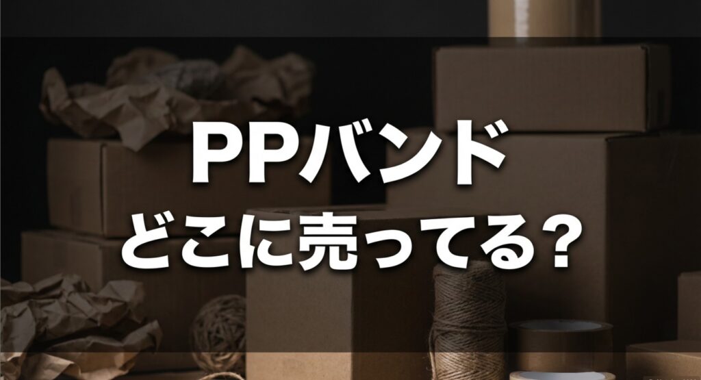 PPバンドはどこに売ってる？100均やホームセンターなどの販売店舗と探し方の解説