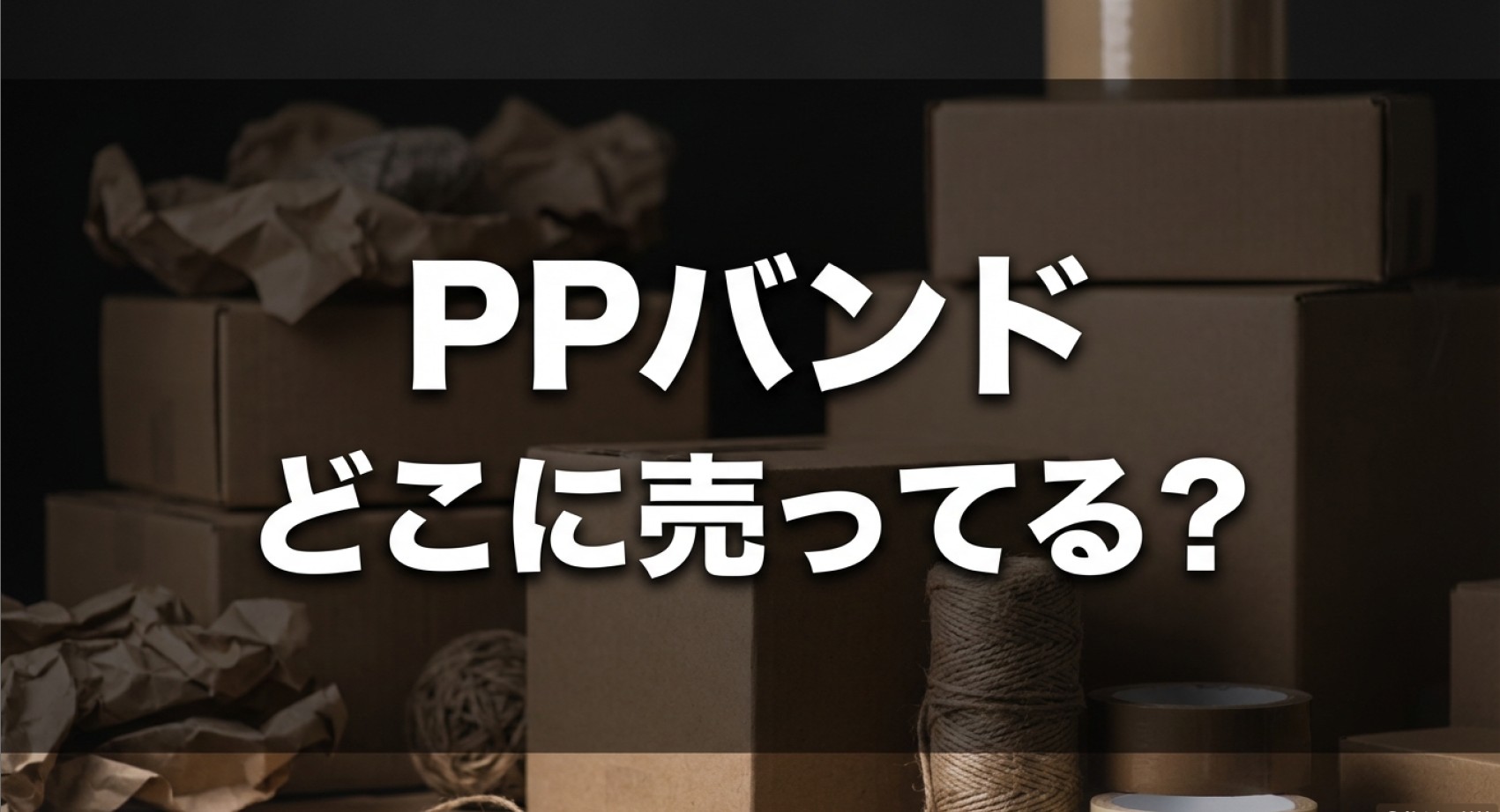 PPバンドはどこに売ってる？100均やホームセンターなどの販売店舗と探し方の解説