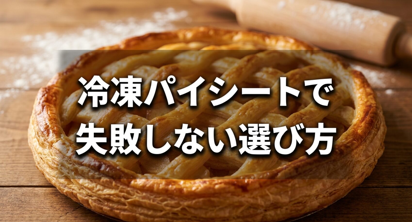 冷凍パイシートで失敗しない選び方についてのアイキャッチ画像