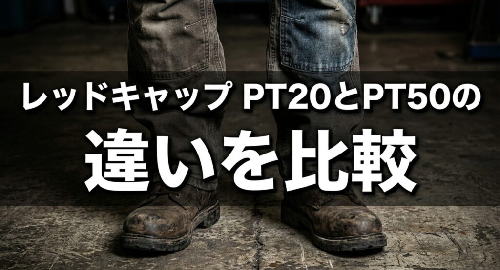 レッドキャップのPT20とPT50の違いを比較についてのアイキャッチ画像